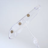 【透明な撮影用ハンガー】「invisible hanger Clear(インビジブルハンガー クリア)」トップス用型パーツロング