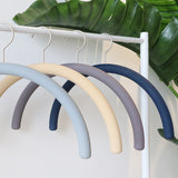 【型崩れ防止】肩をいためない まろやかハンガー