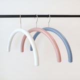 【洗濯物にも対応!】服をいためない まろやかハンガー