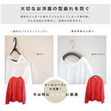 【セットアップ】肩をいためないまろやかハンガー&グリップクリップハンガー