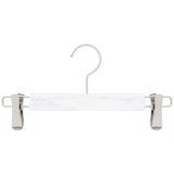 【グリップクリップ付】「ボトムス用大理石柄ハンガー」