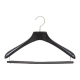 【アウトレットセール】スーツ用バルミーハンガー ダークブラウン 5本セット