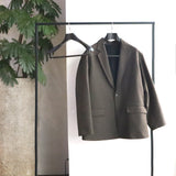 【アウトレットセール】スーツ用バルミーハンガー ダークブラウン 5本セット