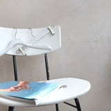 【グリップクリップ付】「ボトムス用大理石柄ハンガー」