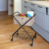 フォールディングバスケットワゴン