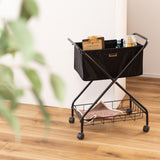 フォールディングバスケットワゴン