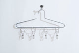 【マクアケで話題!】多機能ミニマムハンガー 3本セット