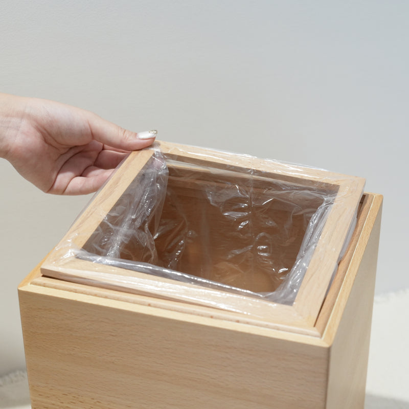 【FSC認証取得】woola FSC認証木製　ダストボックス