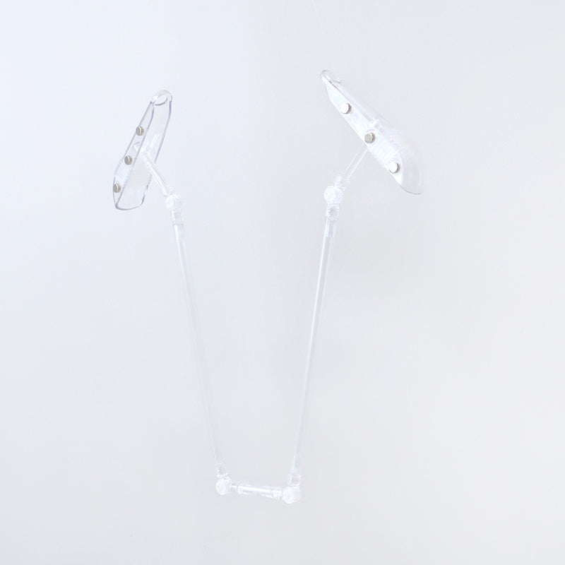 【透明な撮影用ハンガー】「invisible hanger Clear（インビジブルハンガー　クリア）」トップス用型パーツロング