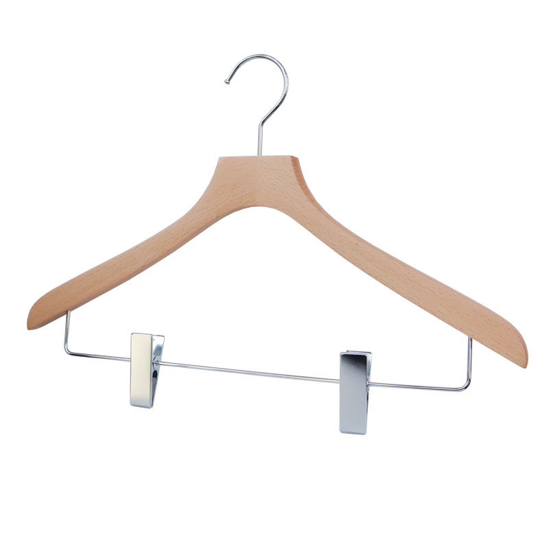 【FSC認証取得】woola FSC認証木製　ピンチバー付きハンガー