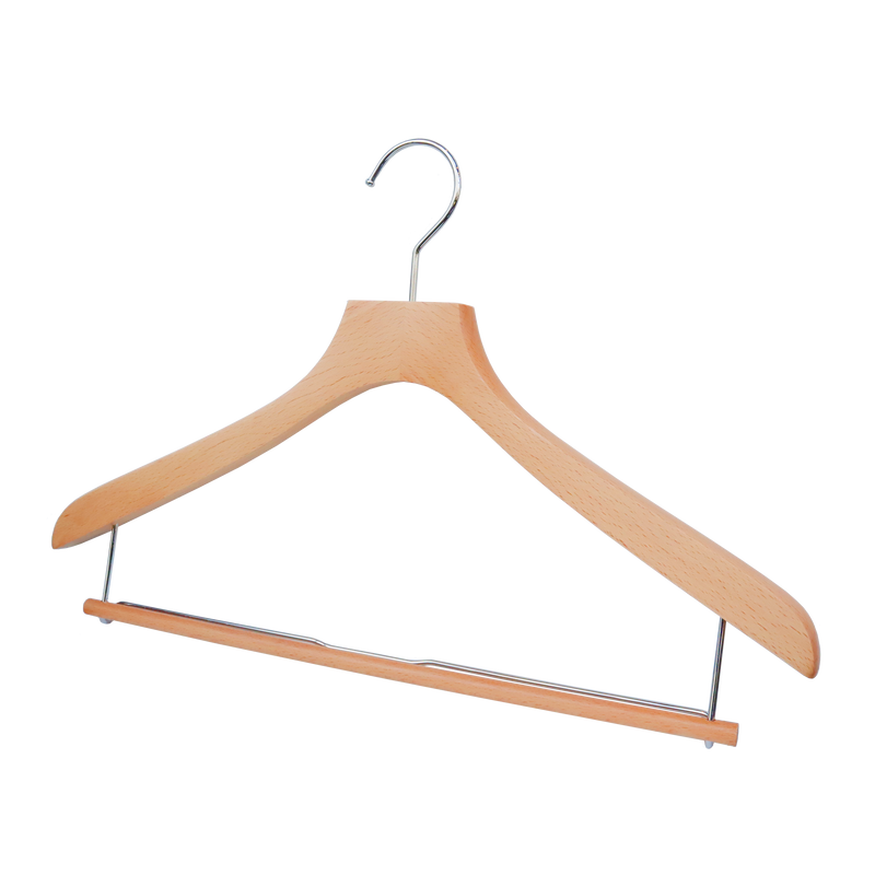 【FSC認証取得】woola FSC認証木製　スライドバー付きハンガー