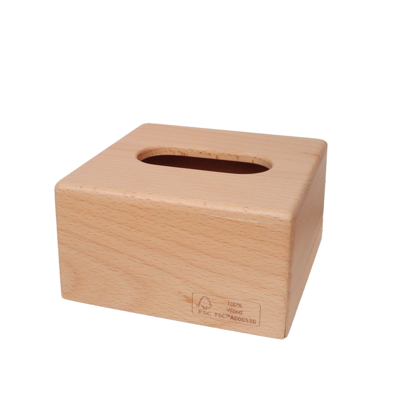 【FSC認証取得】woola FSC認証木製　ティッシュボックス