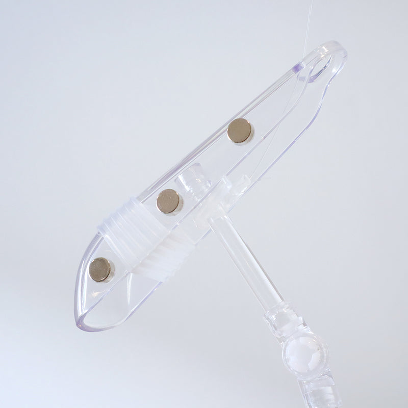 【透明な撮影用ハンガー】「invisible hanger Clear（インビジブルハンガー　クリア）」トップス用型パーツロング