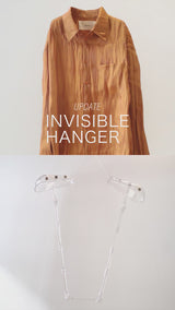 【SALE】【透明な撮影用ハンガー】「invisible hanger Clear（インビジブルハンガー　クリア）」トップス用型パーツロング